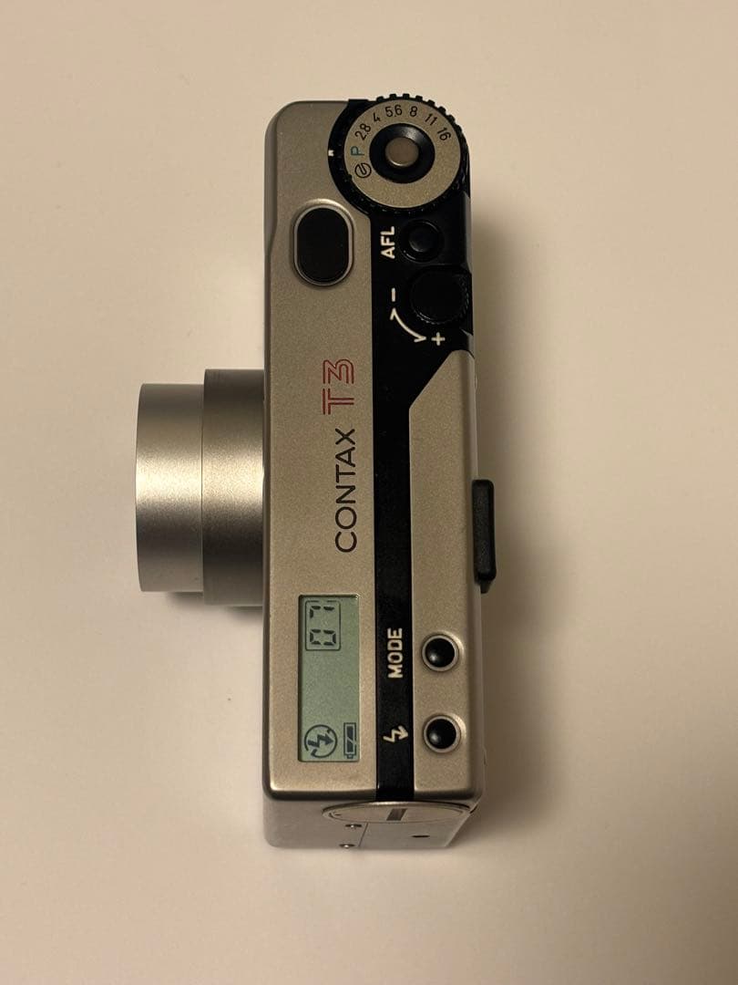 【完動品】CONTAX T3　コンパクトフィルムカメラ チタンシルバー