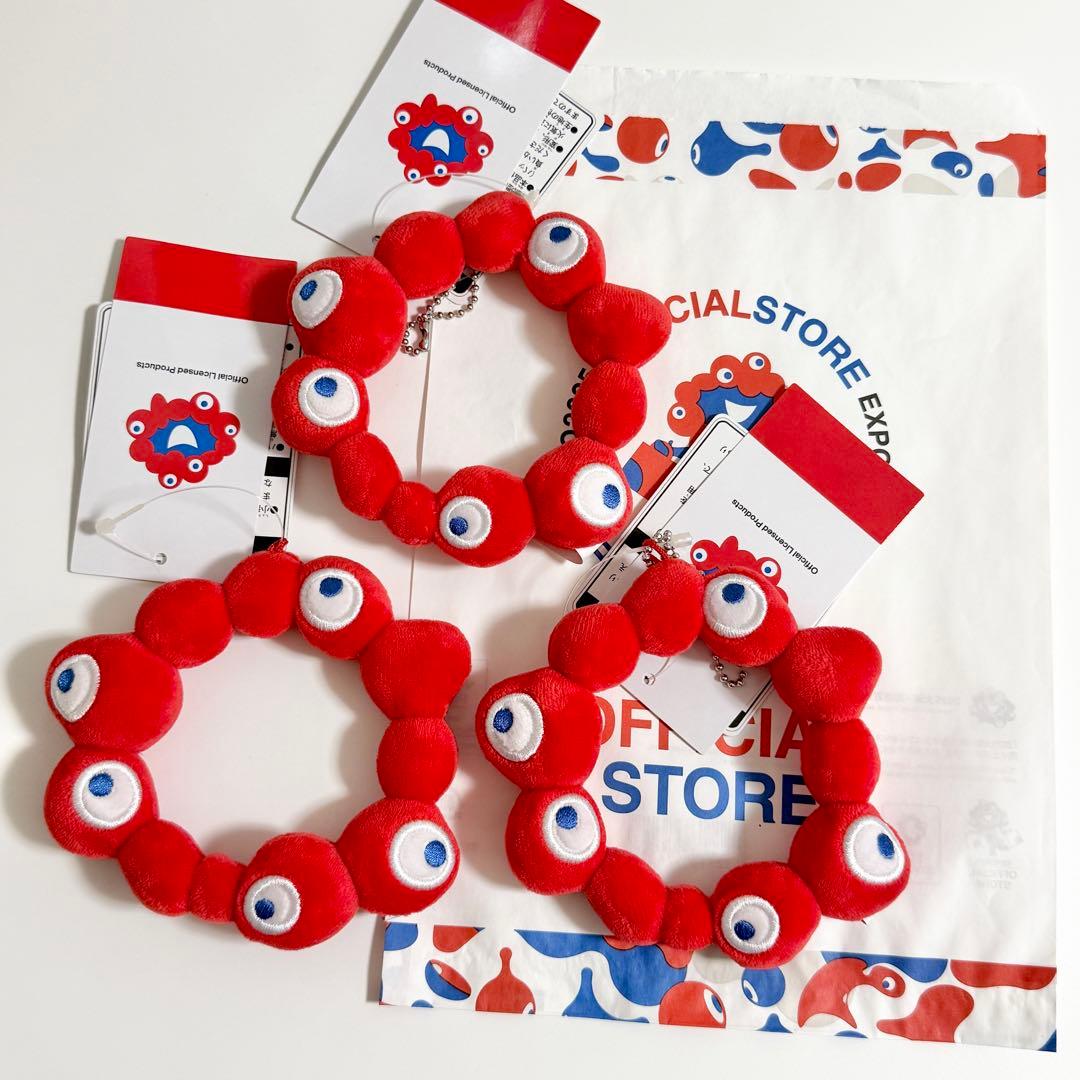 新品 大阪関西万博 EXPO2025 ロゴマスコット ミャクミャク キーホルダー