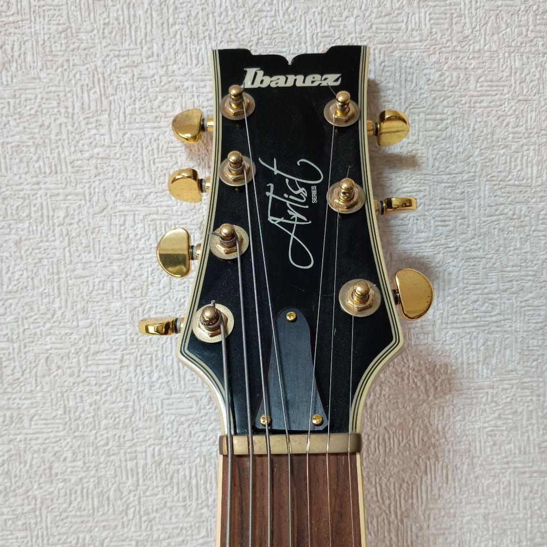 7弦ギター Ibanez ARZ307 ゴールドパーツ 改造多数