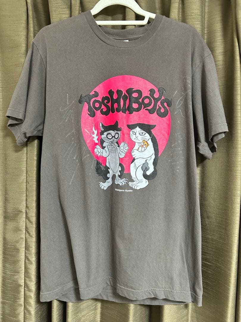 TOSHIBOYS都市ボーイズ×石黒亜矢子 コラボ　ネコボーイズTシャツLサイズ