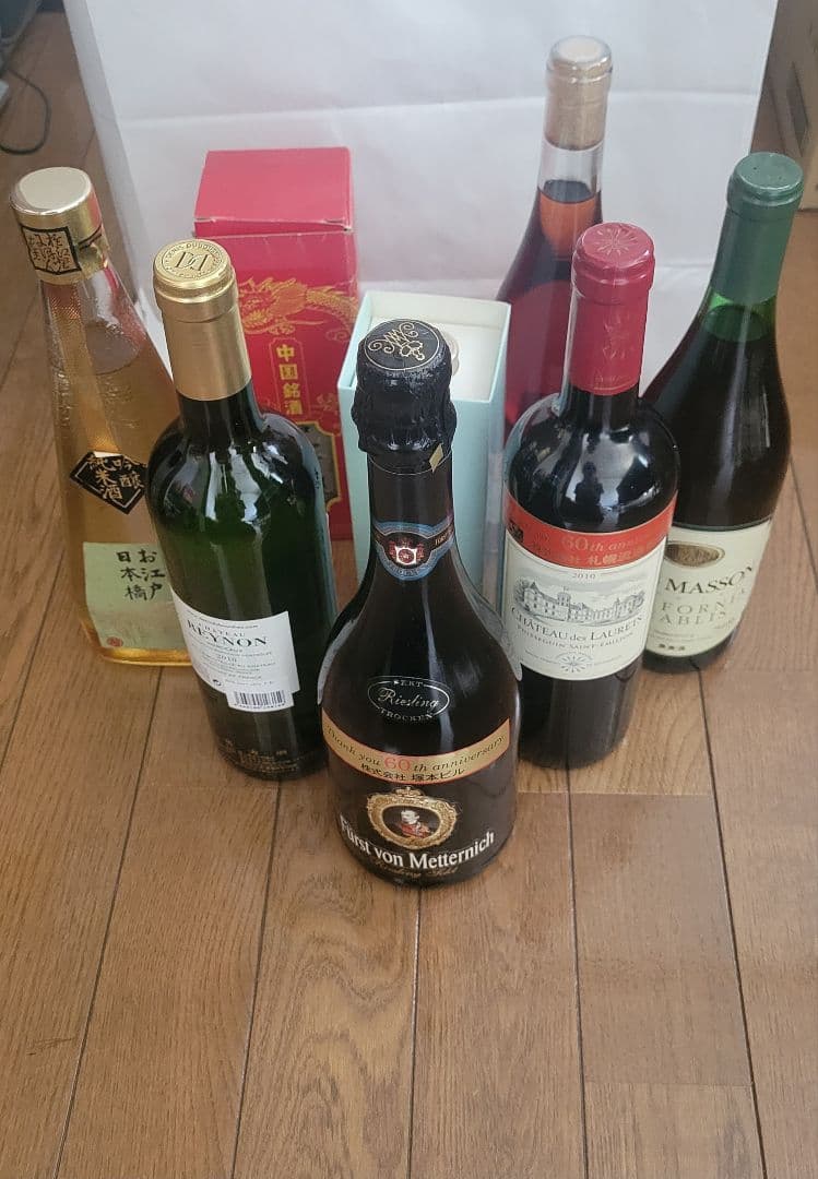 ワイン　日本酒　杏露酒　梅酒　年代物　レア　希少　古酒