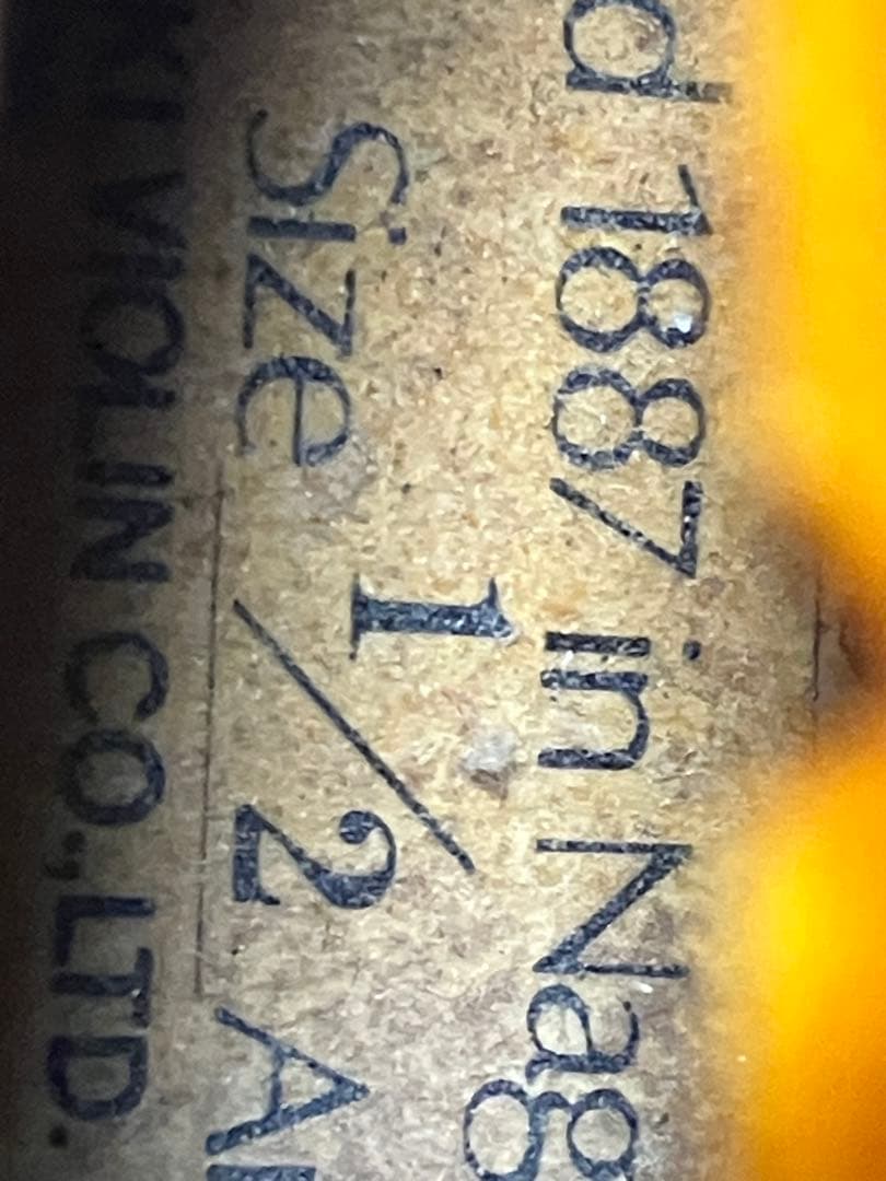 スズキヴァイオリン　1/2サイズ　ANNO 1979