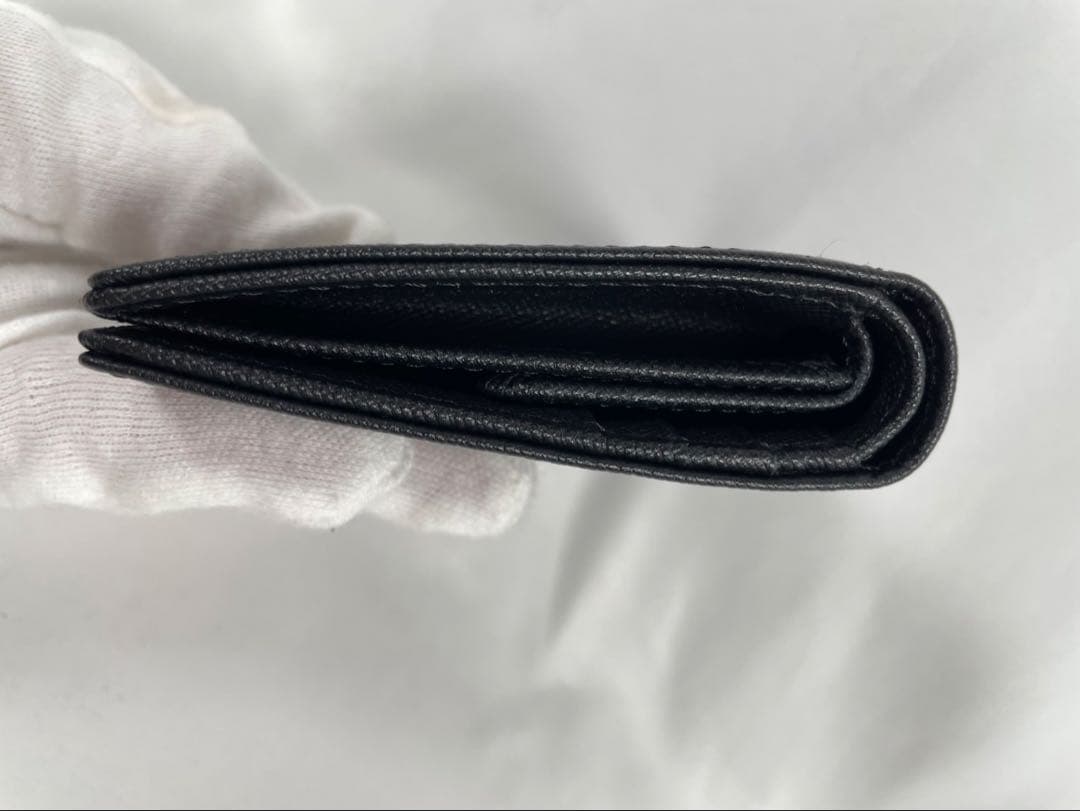 未使用 agnes b. アニエスベー 二つ折り財布 レザー バイフォールド