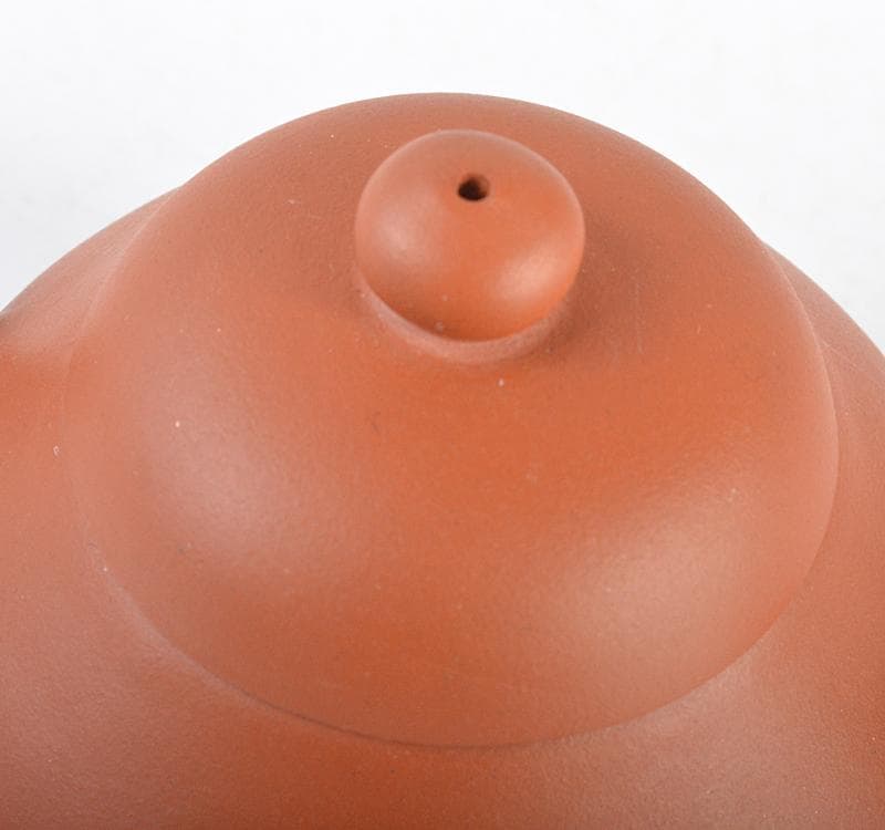 中国　荊渓恵孟臣製　紫砂　朱泥　急須　茶壷　V R4446