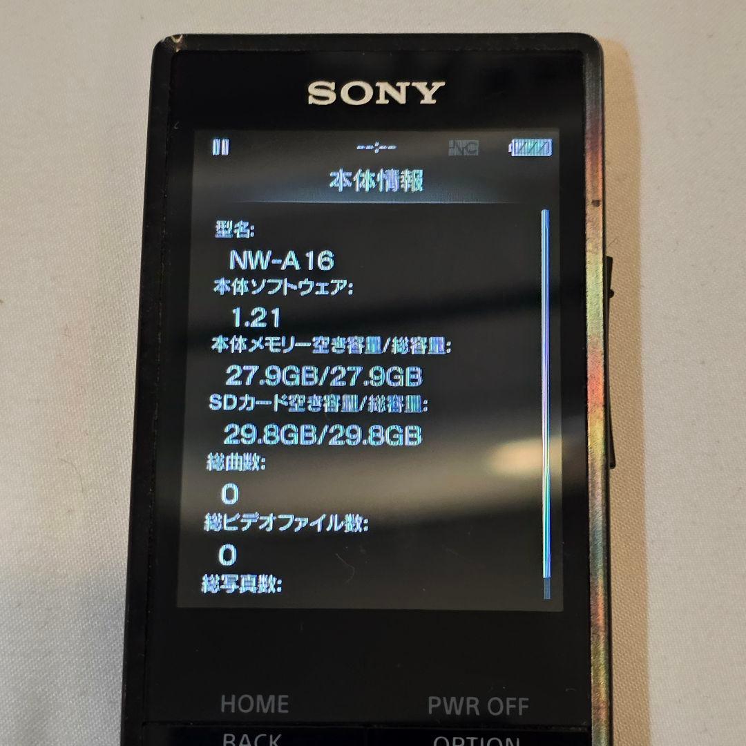 SONY NW-A16 デジタルオーディオプレーヤー