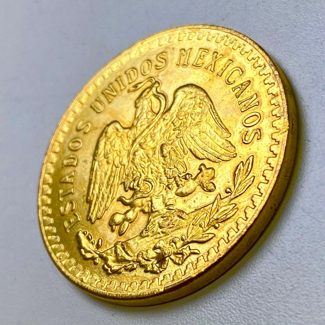 古銭　メキシコ　勝利の女神　５０ペソ　金貨　１８２１／１９２１　詳細不明