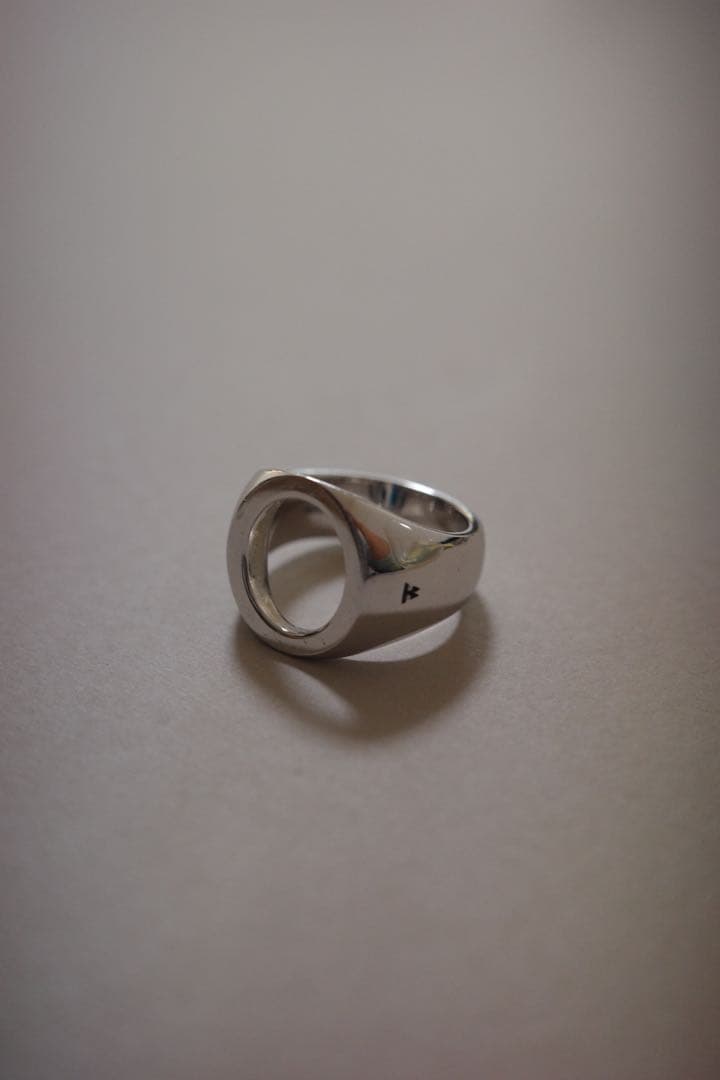 TOMWOOD OVAL OPEN RING 15.5号