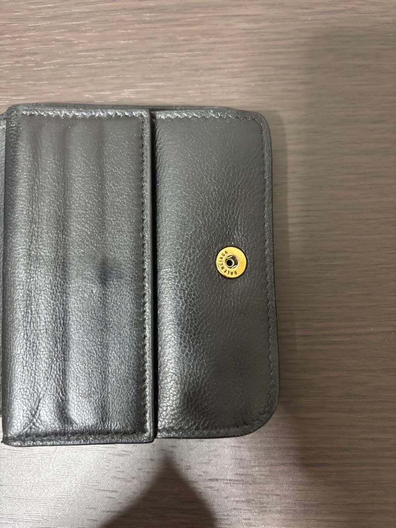 【SAM】BALENCIAGA ブラック 二つ折り財布