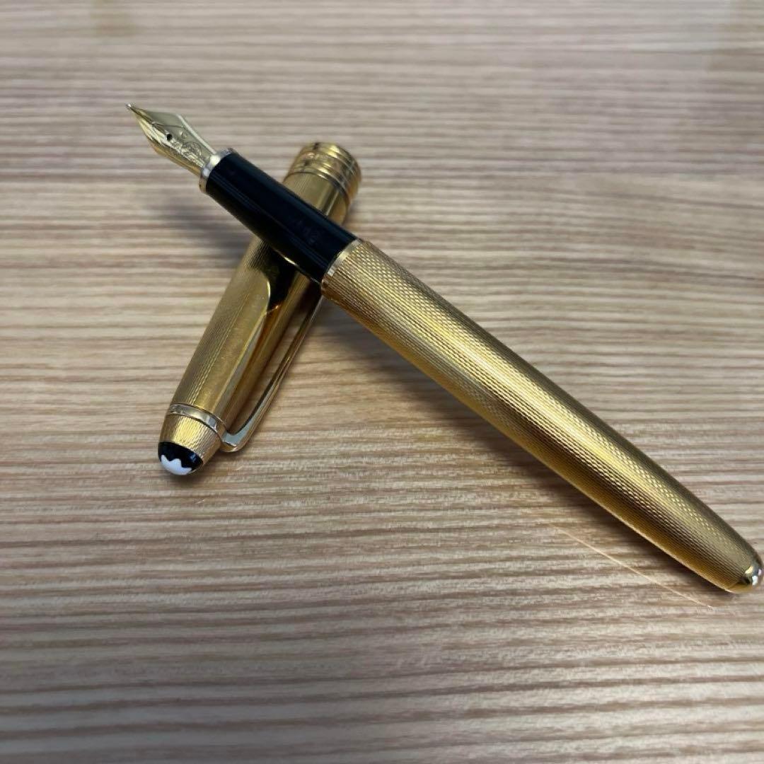 g*o様 モンブラン　万年筆　ゴールド　18k マイスターシュテュック　波柄　4