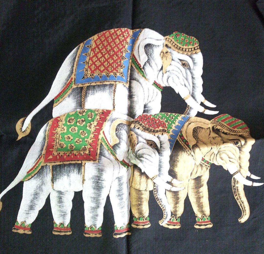 ヴィンテージ タペストリー タイ　伝統布絵