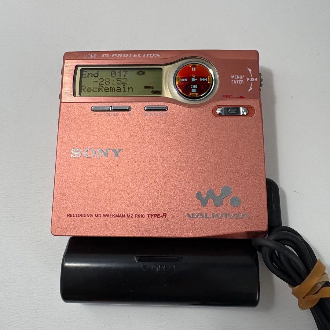 SONY MZ-R910 ポータブルMDプレーヤー