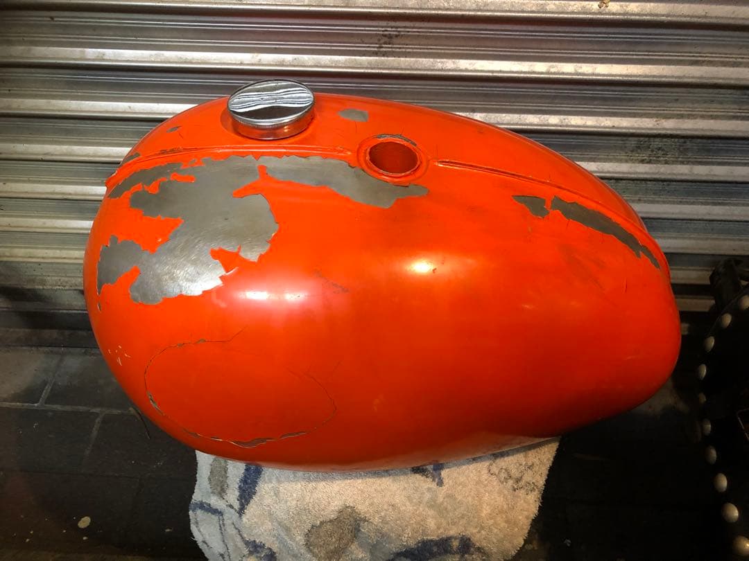 ビンテージ英車タンク不明BSAレストアベース