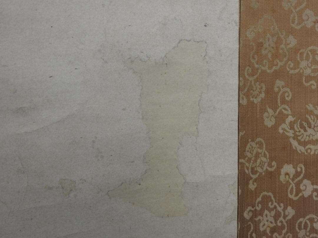 立原杏所筆　紙本直幅　牡丹之図　雪城極箱　M1512