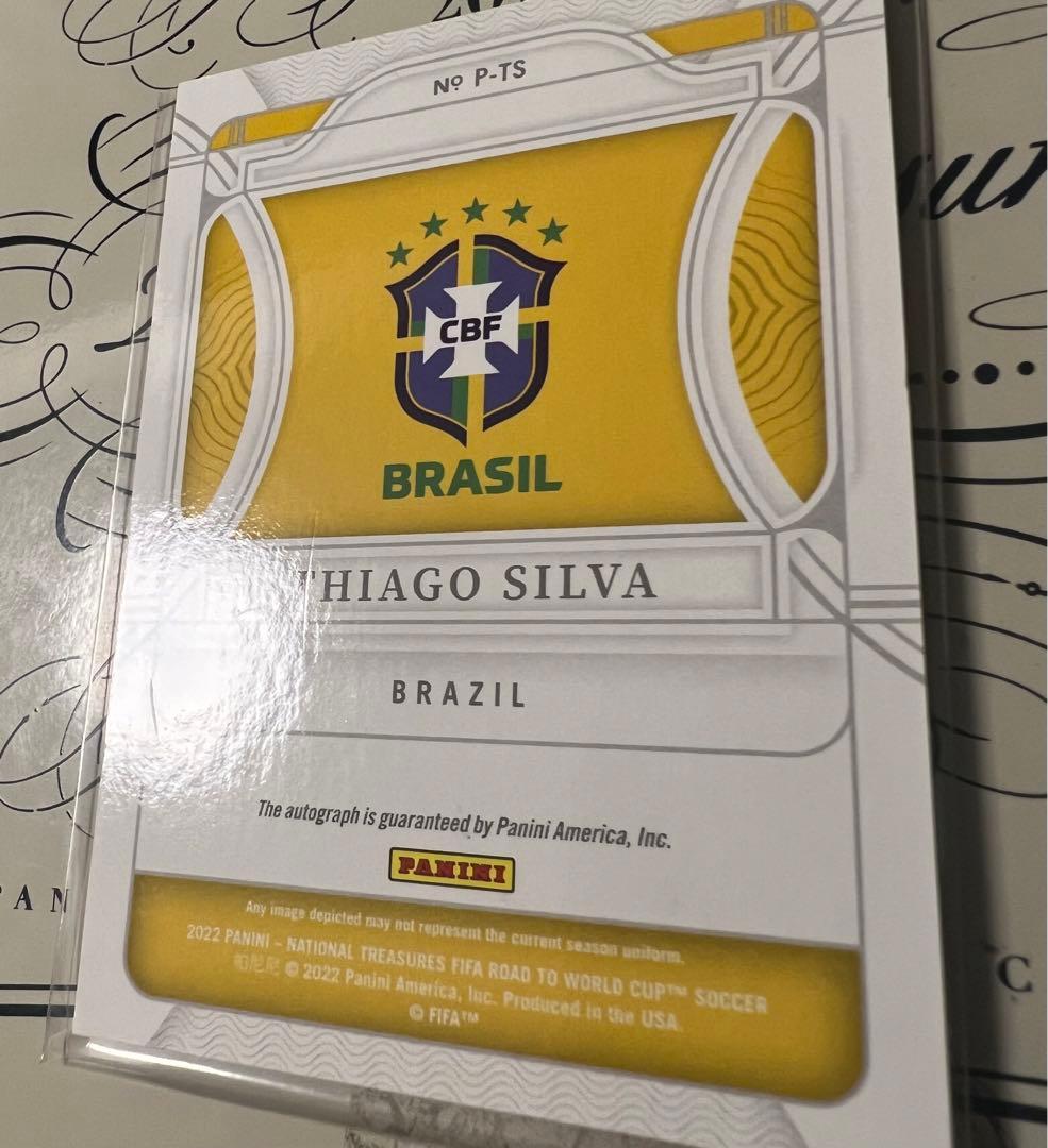 チアゴ シウバ Panini National Treasures 直筆サイン
