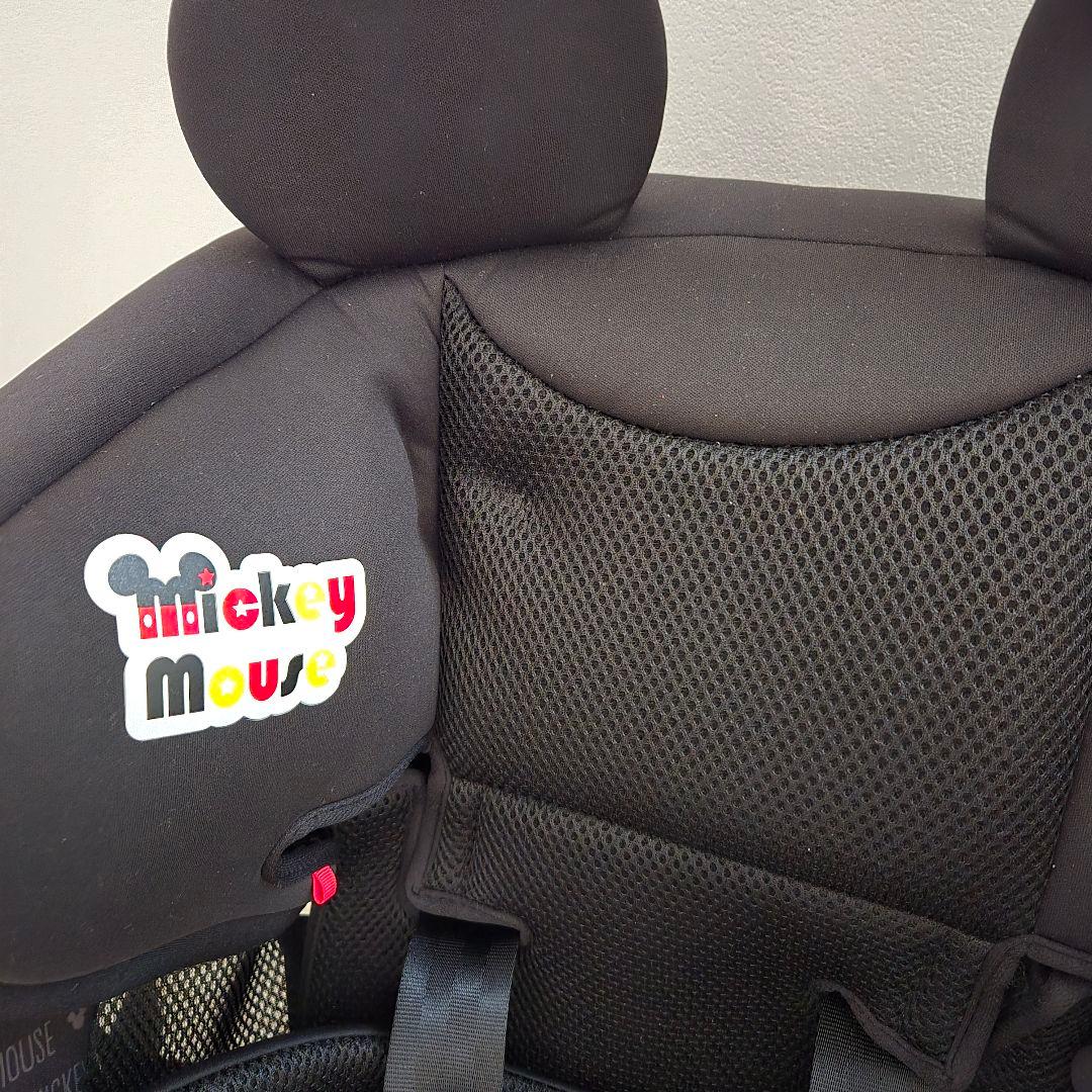 ディズニーハーネスジュニアFIX ミッキーマウス ISOFIX ジュニアシート
