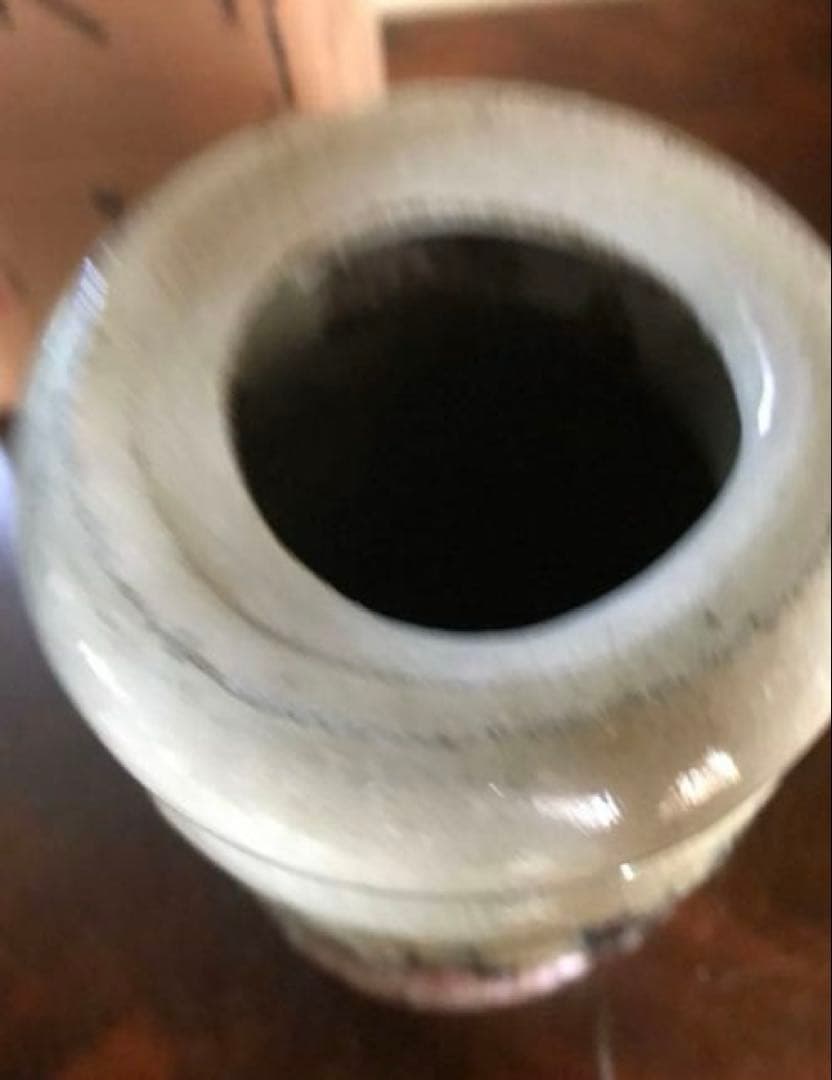 美品　唐津焼　西岡小十　朝鮮唐津　花入　茶道具　花器　陶磁器　共箱付き