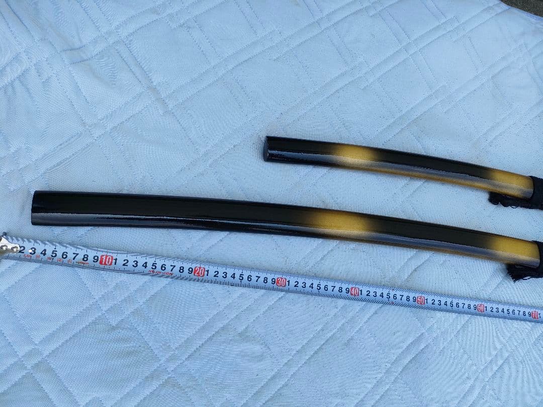 G*W様 模造刀 2本セット　龍　黒鞘 金 コスプレ　日本刀レプリカ