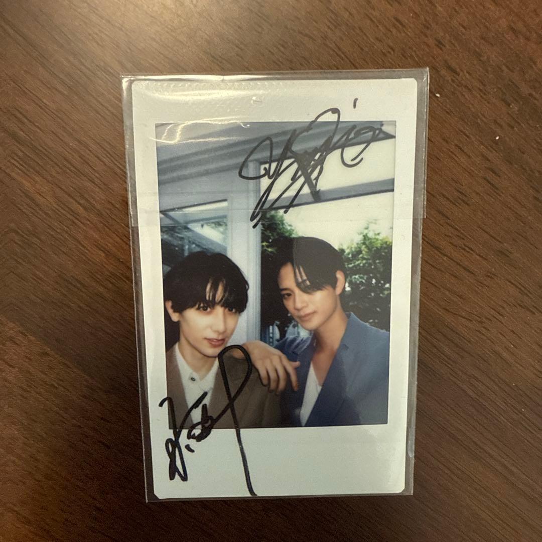 岩濑洋志 小西詠斗 直筆サイン ポラロイド