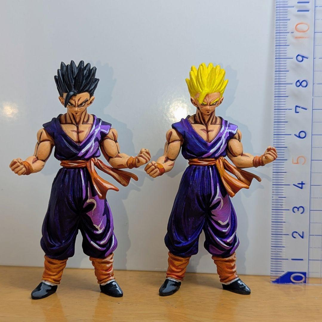 ドラゴンボール　フィギュア　リペイント　HGシリーズ 孫悟飯２体セット