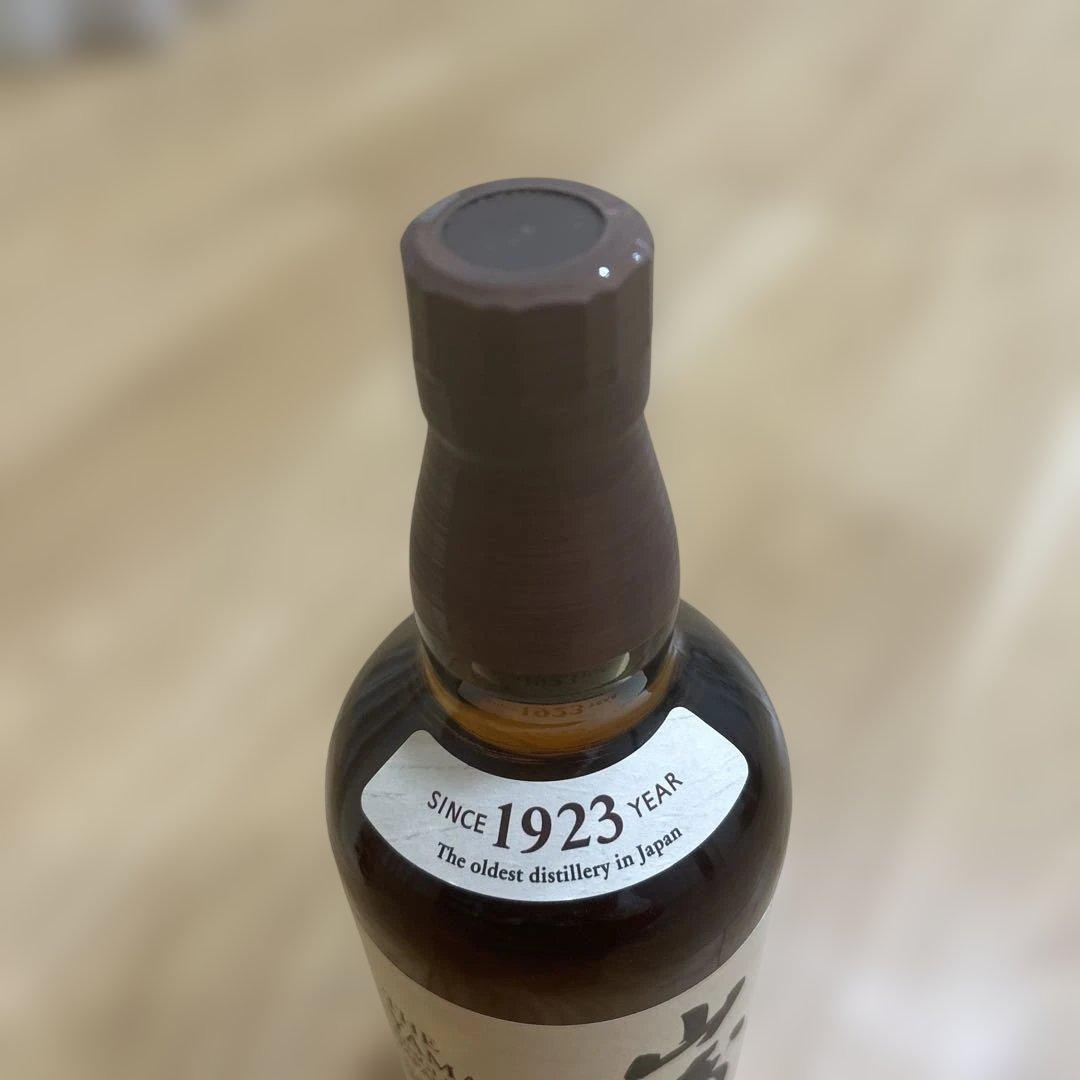 未開封⭐︎12月末店頭購入⭐︎サントリー　山崎ウイスキー700ml 箱付　最後の一本