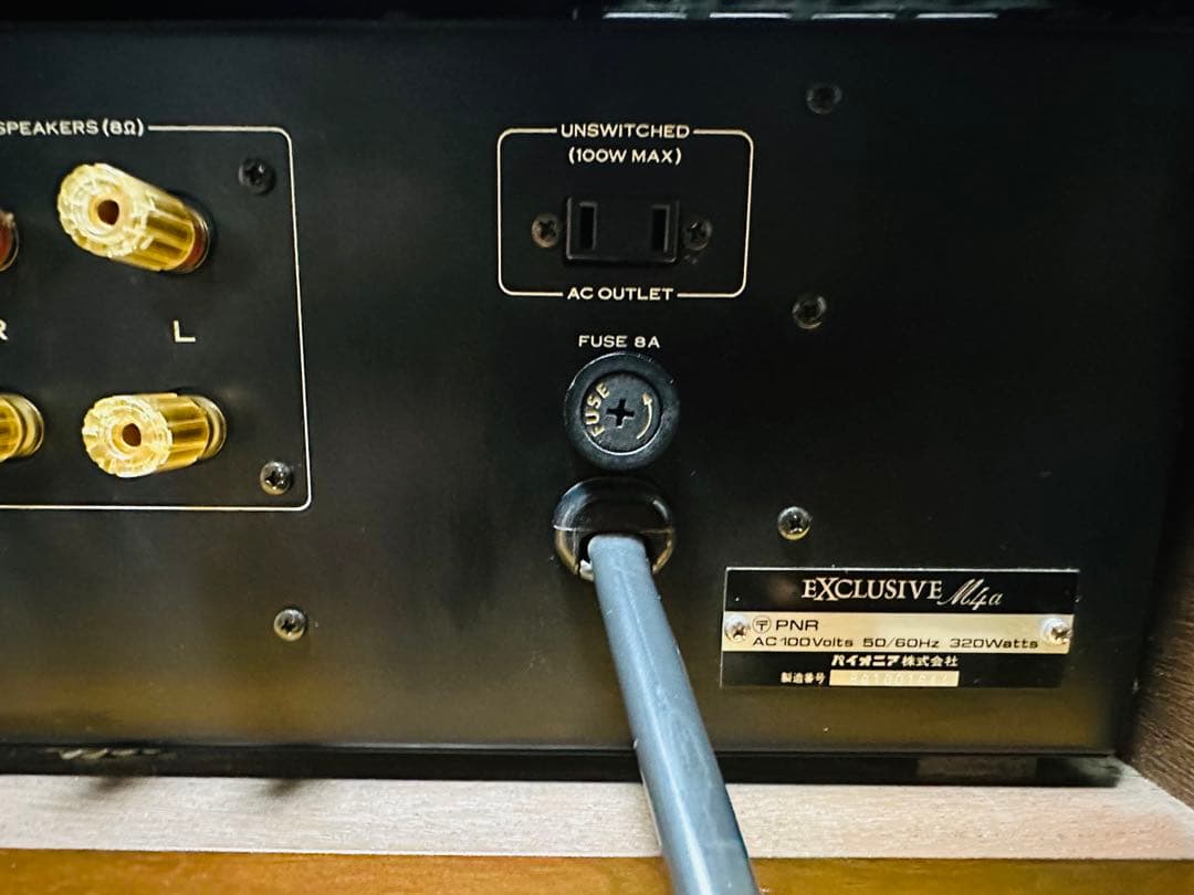 EXCLUSIVE M4 PIONEER パワーアンプ　エクスクリーシブ