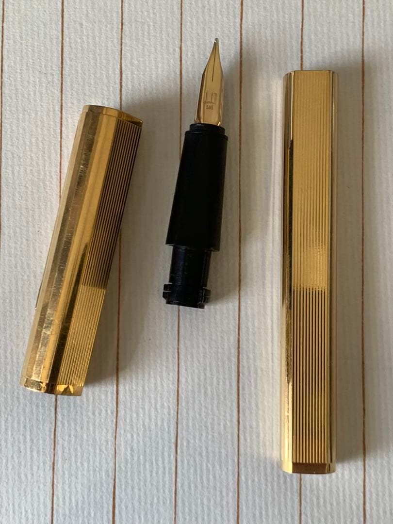 ダンヒル 14Kペン先 ゴールド 万年筆（箱付き）