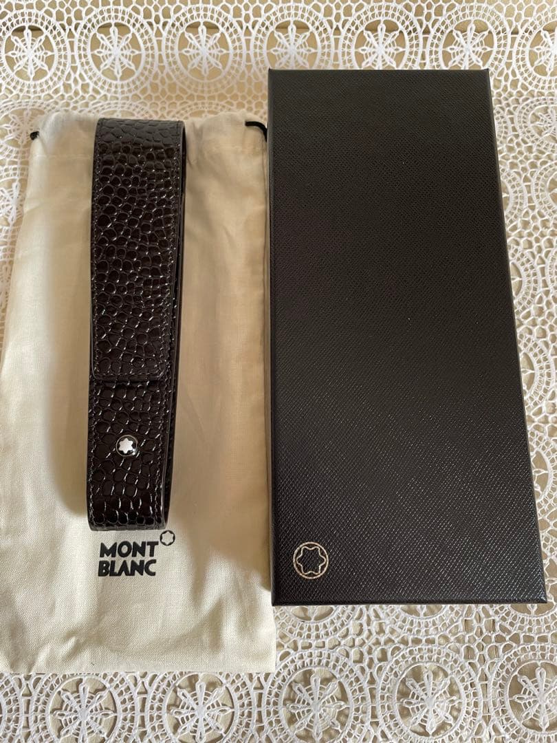 モンブラン ペンケース アリゲーター模様 1本用