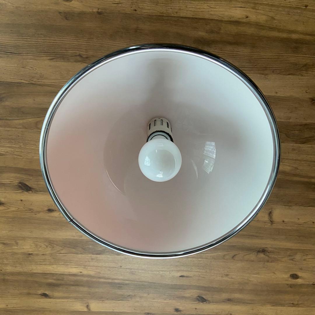 昭和レトロ　ペンダントライト　オレンジ　天井照明　スペースエイジ