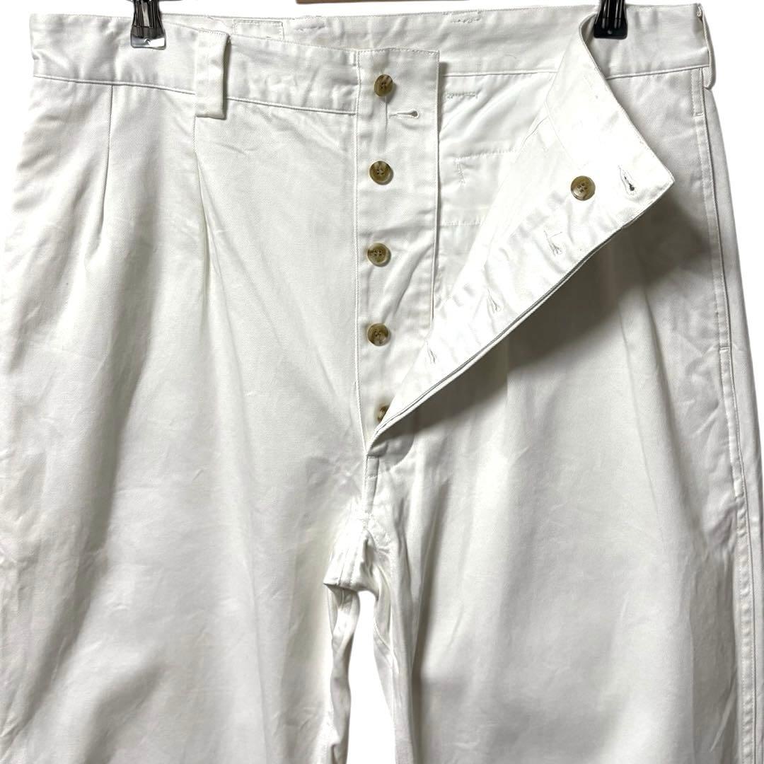 WAIPER.inc フランス軍ツータック チノトラウザー ミリタリースラックス