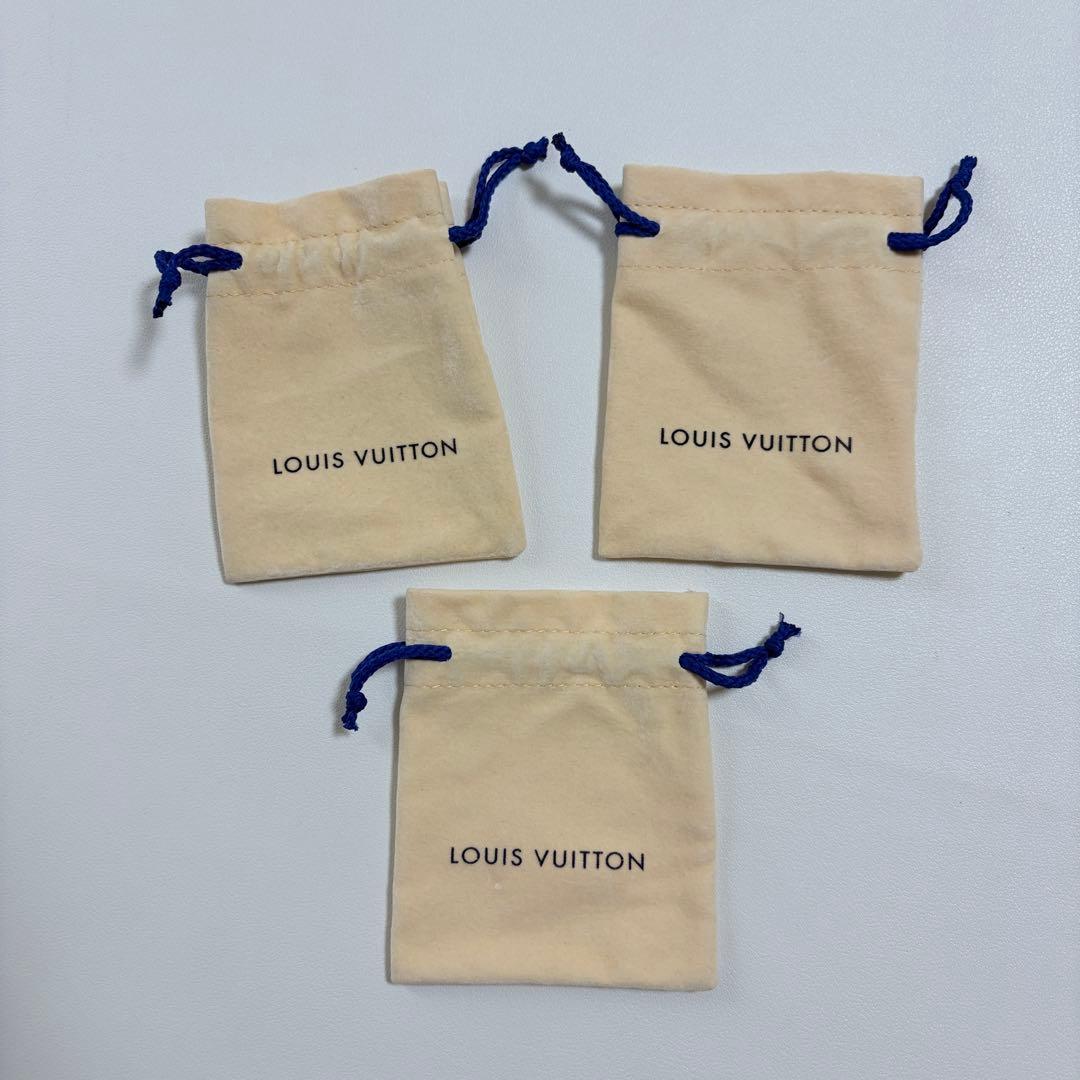 美品　ルイヴィトン　アクセサリー用保存袋　巾着袋　10枚セット　ベロア