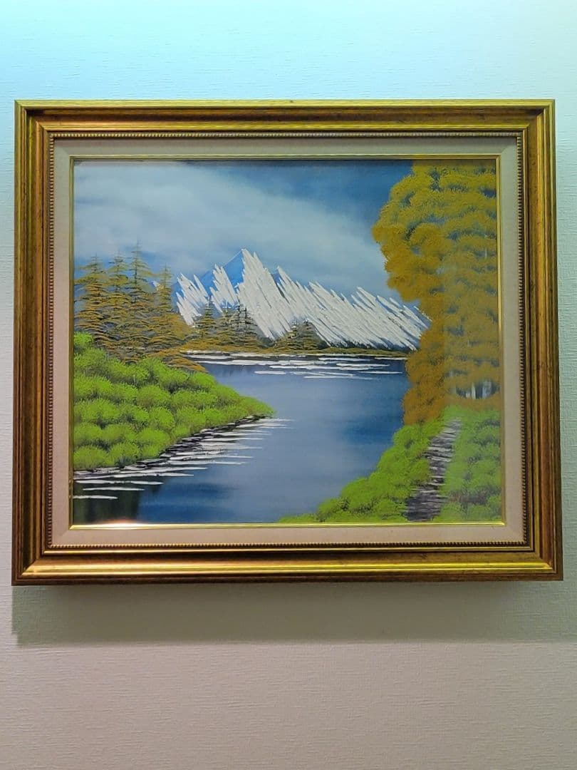 絵画 Winter Mountains