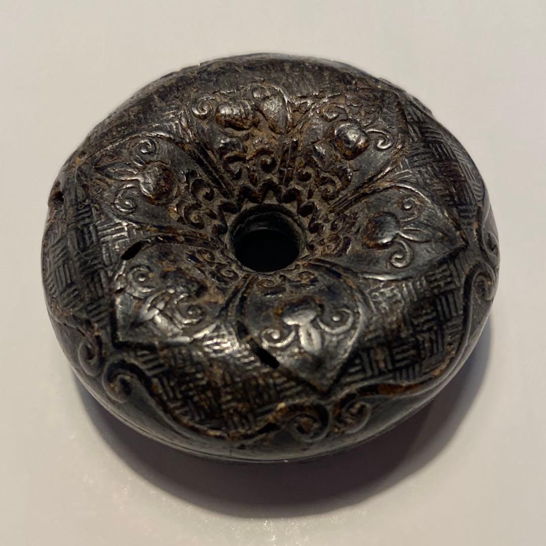 不詳！／[精密彫刻の下げ物・29g]／印籠／煙草