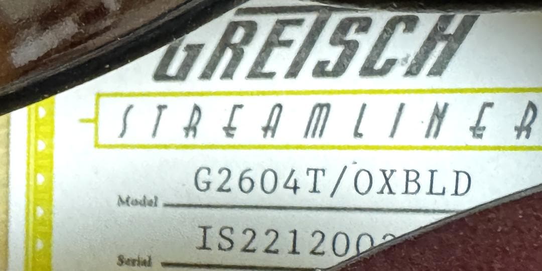 ギター GRETSCH G2604T Streamliner Rally Oxblood