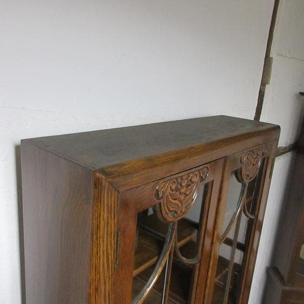 イギリス アンティーク 家具 ビューローブックケース デスク 本棚 6758c