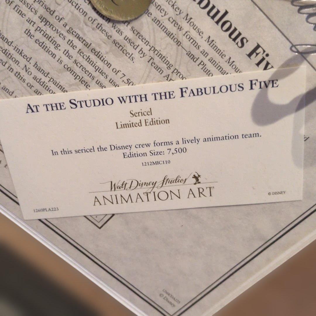 【値下げしました】ミッキーと仲間たちのアート 1996年製32900→25900