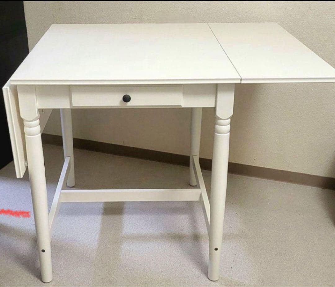 【廃盤品希少】IKEA イケア INGATORP インガートルプ ホワイト　愛知