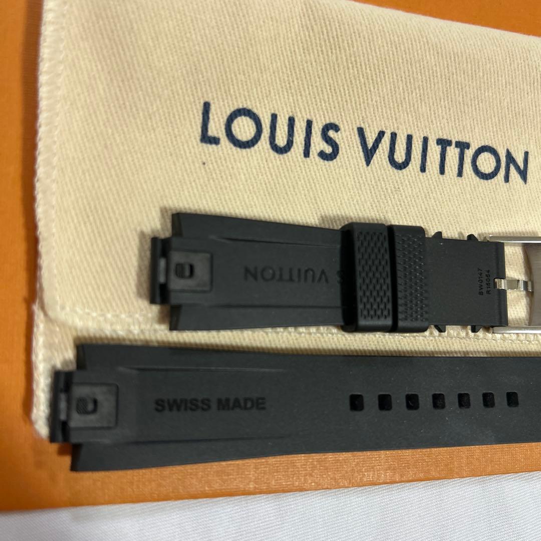 LOUIS VUITTON ラバーベルト ブラック　箱あり