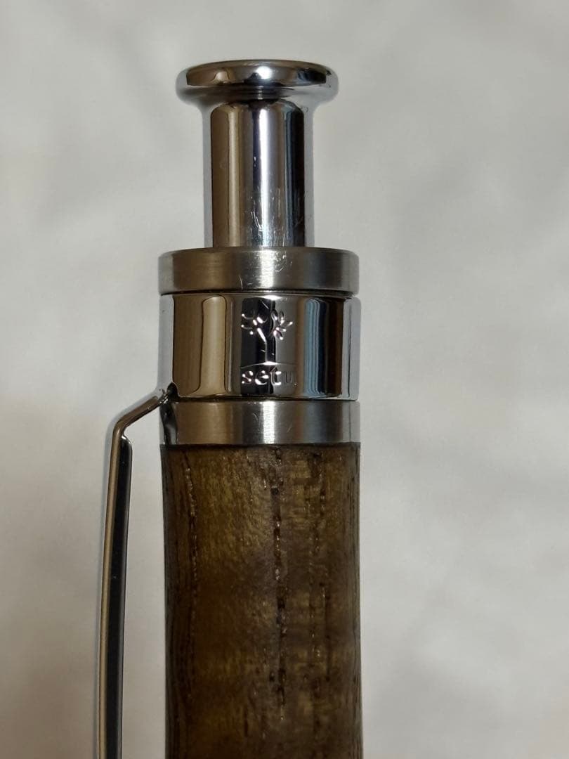 工房楔 シャープペン 縮み杢 キハダ 0.5mm