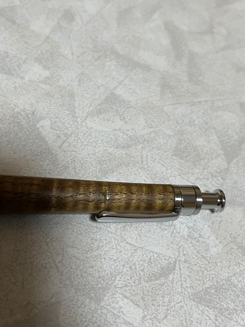 工房楔 シャープペン 縮み杢 キハダ 0.5mm