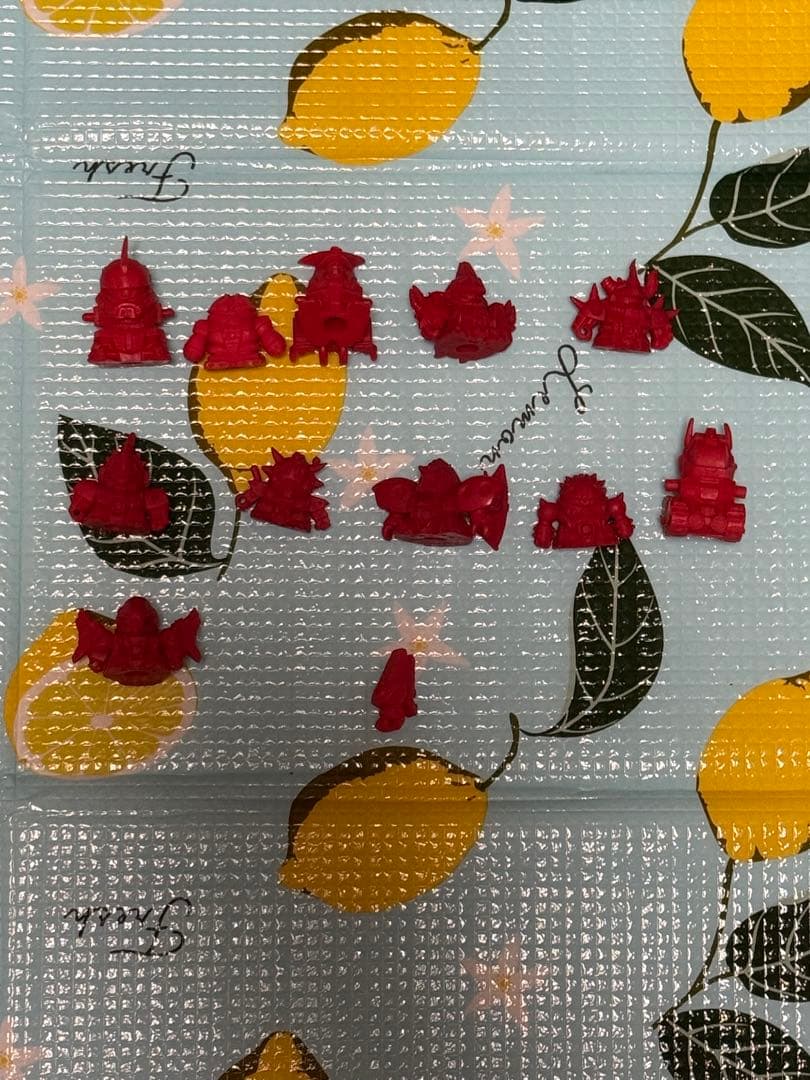 ガン消し　SDガンダム　赤　当時品