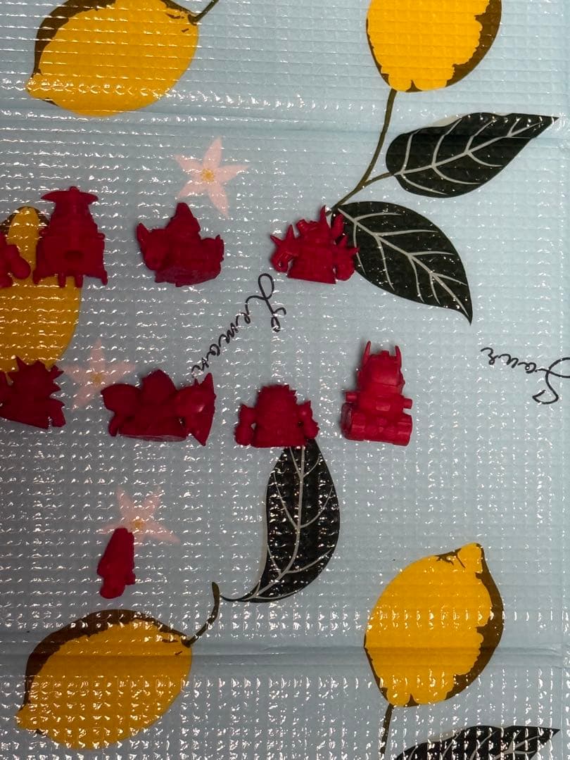 ガン消し　SDガンダム　赤　当時品