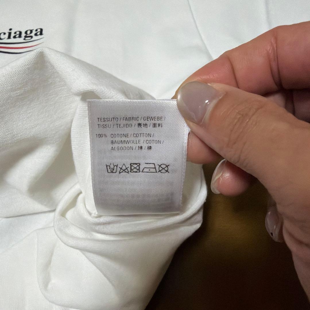 20SS バレンシアガ BALENCIAGA 定番ロゴTシャツ 白 Sサイズ