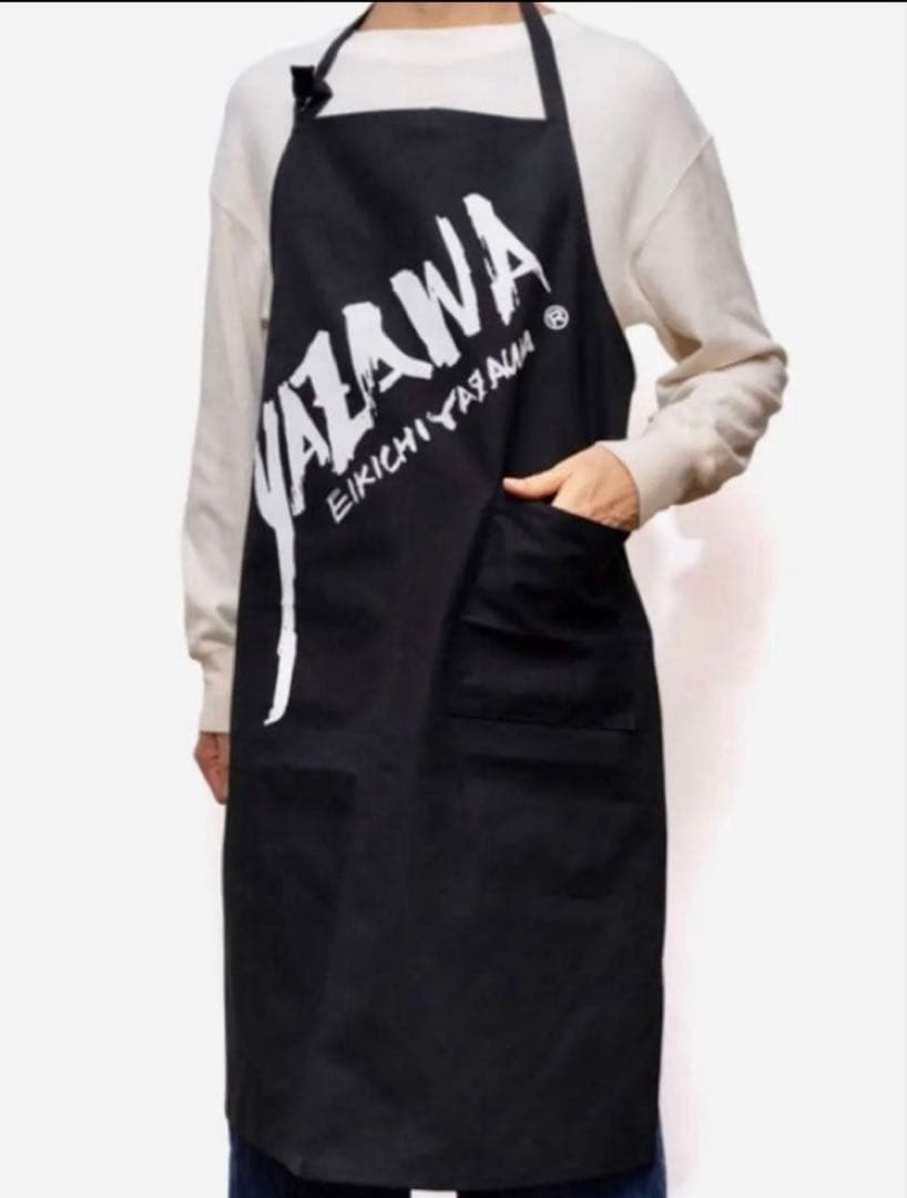 ひ*お様 矢沢永吉　フデロゴ　エプロン
