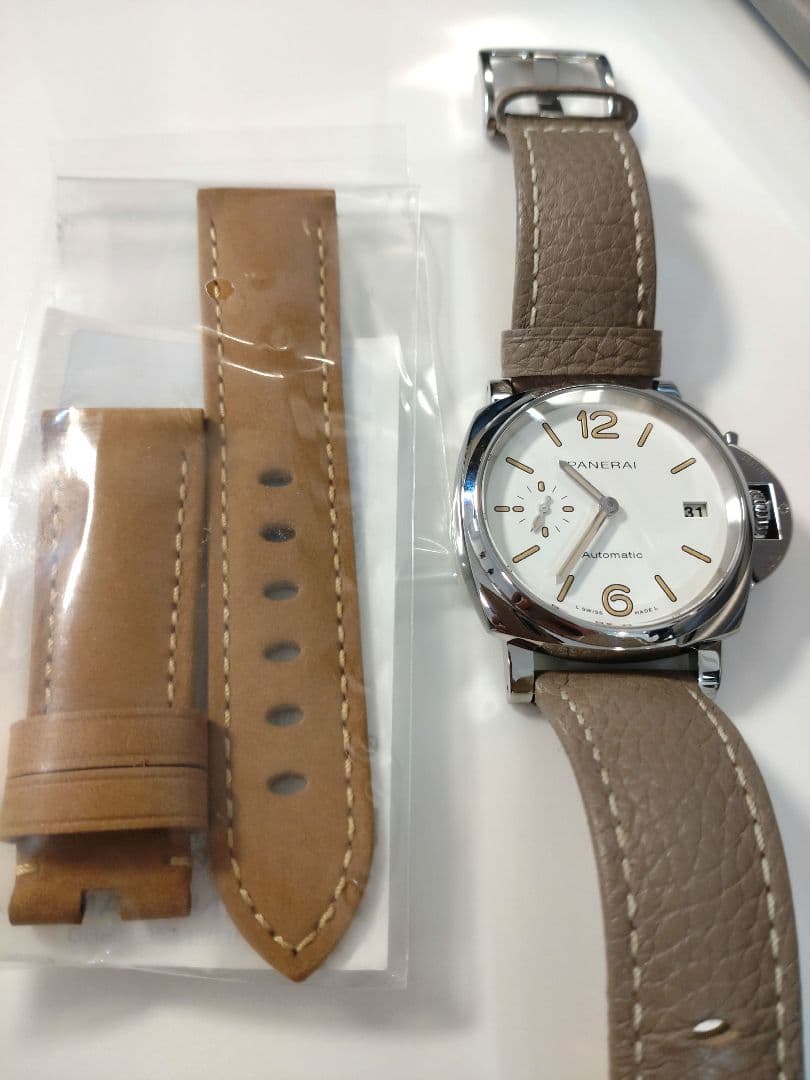 パネライ ルミノール ドゥエ PANERAI 純正ベルト カーフ スウェード