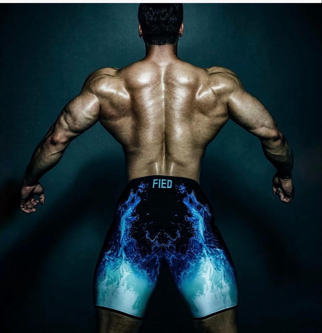 大特価‼️ファイドFIEDサーフパンツ メンズ　ブルーブラッド　海水パンツMサイズ