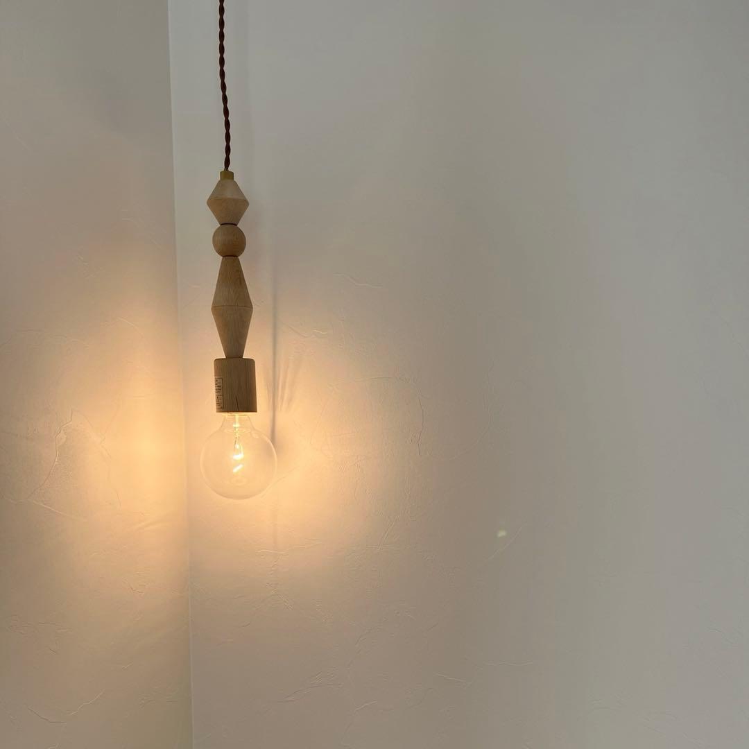 ウッドペンダントライト　照明　ペンダントライド