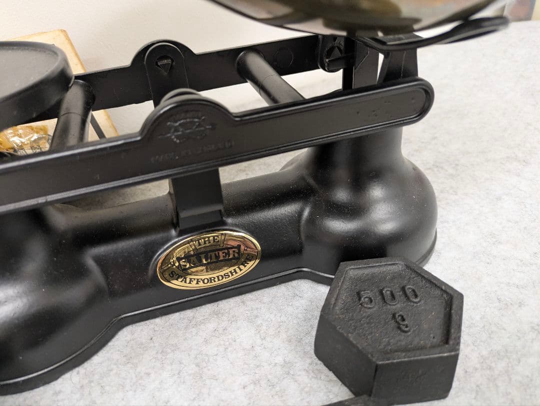 Salter 天秤式スケール 重りセット付き アンティーク雑貨