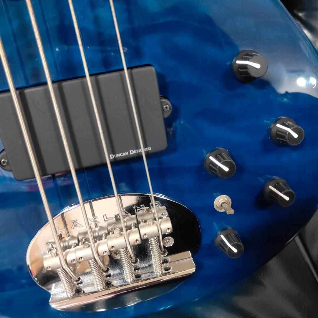 ベース LAKLAND SK-4DX Blue Translucent