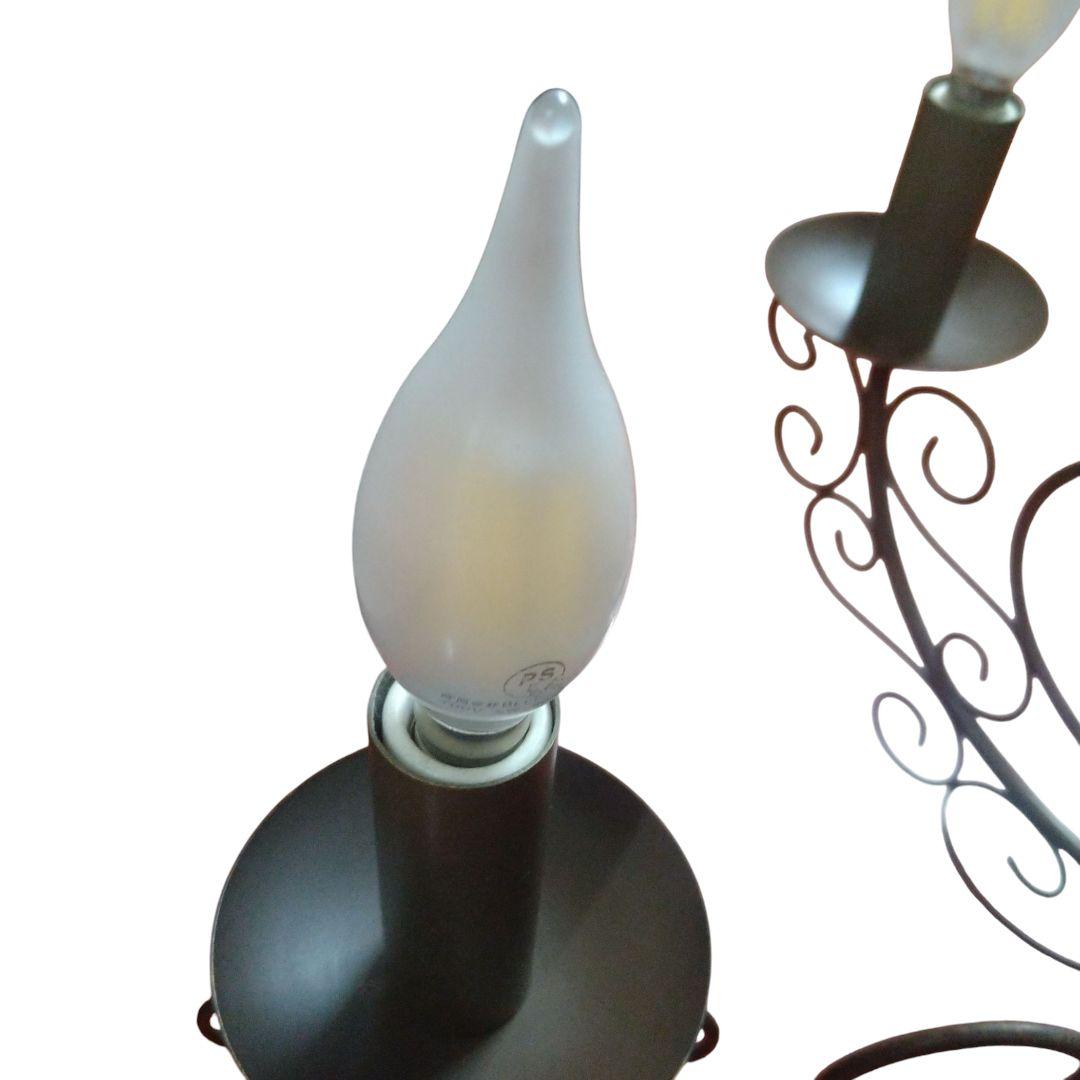 アンティーク　ブロンズ 8灯 シャンデリア