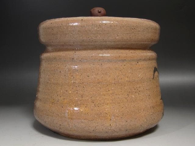 ★　集積庵　清三　芦の絵　志野水指　宗清極めがございます★x496